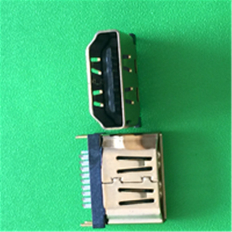 高清数码专用HDMI HDMI连接器插座  HDMI 19PIN A  TYPE公座夹板式