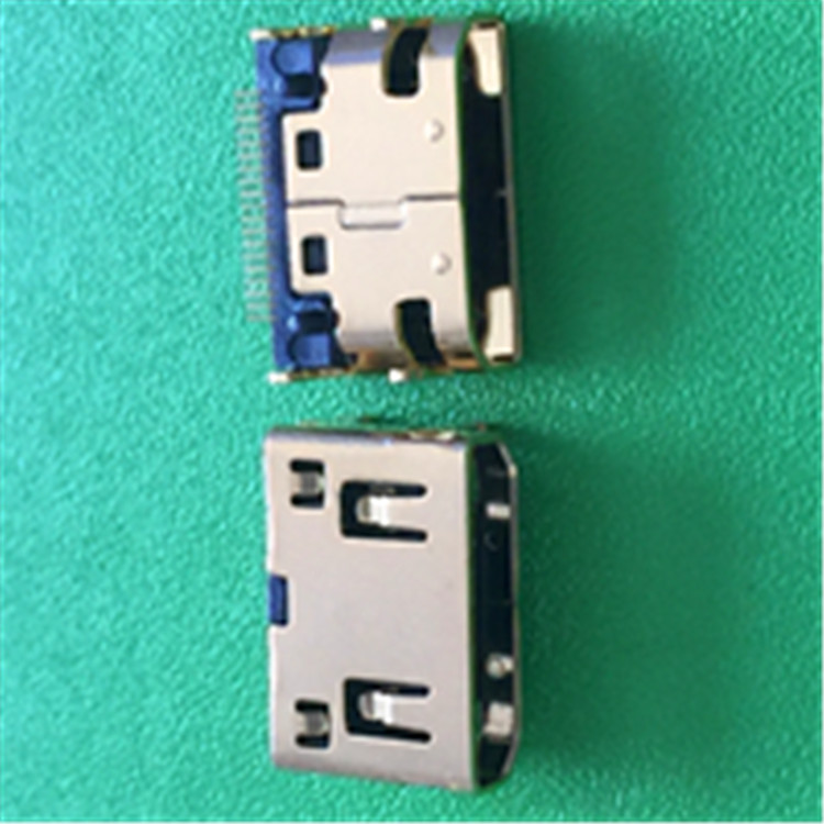 沙井连接器 HDMI连接器插座19PIN MINI HDMI(C TYPE)母座连接器