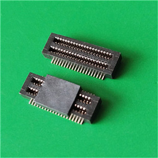 板对板连接器,2*20P*0.5间距双槽BTB40PIN公母座-连欣科技