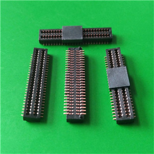 板对板连接器，2*20P*0.8间距双槽BTB40PIN公母座-连欣科技