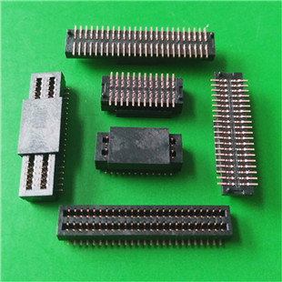 板对板连接器，2*20P*0.8间距双槽BTB40PIN公母座-连欣科技