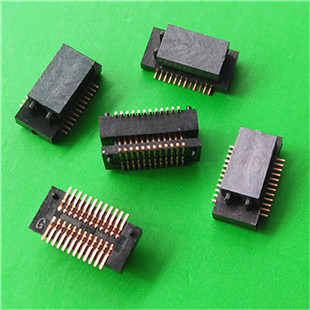 0.5/0.8间距双槽板对板连接器 板对板连接器 8-120PIN