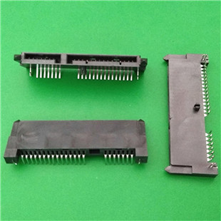 SATA连接器硬盘SATA接口7pin连接器接插件 7P公座