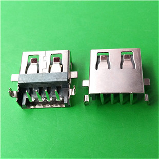 USB 2.0AF母插板式沉板3.9/4.9MM 连欣科技厂家连接器