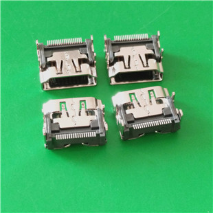 HDMI 19PIN 连接器厂家HDMI AF母座前插后贴式连接器 MICRO HDMI D母测试板-连欣科技有限公司