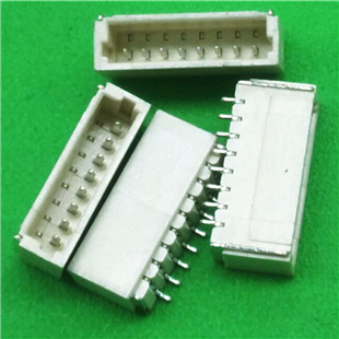 WAFER 0.8MM 8PIN连接器,ZIF条形连接器卧式贴板式,WAFER 8PIN PH0.8MM端子 - 副本