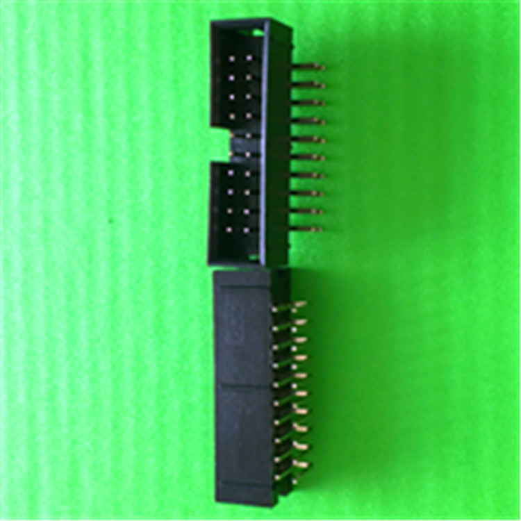 深圳连接器 简牛 间距2.0/2.54间距插板式 简易牛角 SMT贴片连接器