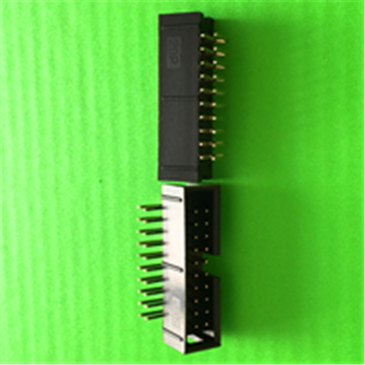 深圳连接器 简牛 间距2.0/2.54间距插板式 简易牛角 SMT贴片连接器