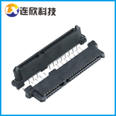 SATA7+15PIN母座直插双排脚  SATA硬盘接插件22PIN连接器