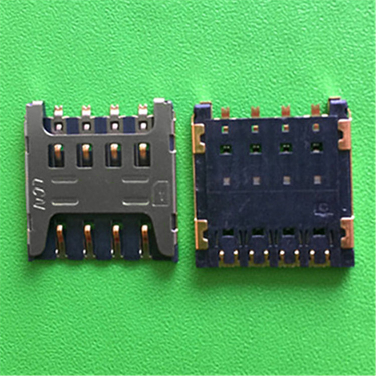 MICRO SIM卡座8PIN抽拉式 深圳SIM卡座生产厂家